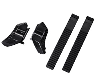 Замки+ремінці Shimano для взуття R320/315/260 LowProfil, чорні