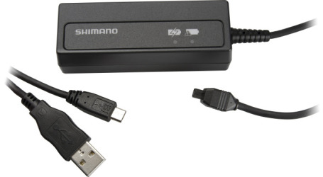 Зарядний пристрій Shimano SM-BCR2 для батареі Di2 (внутр монтаж) кабель USB в комплекті